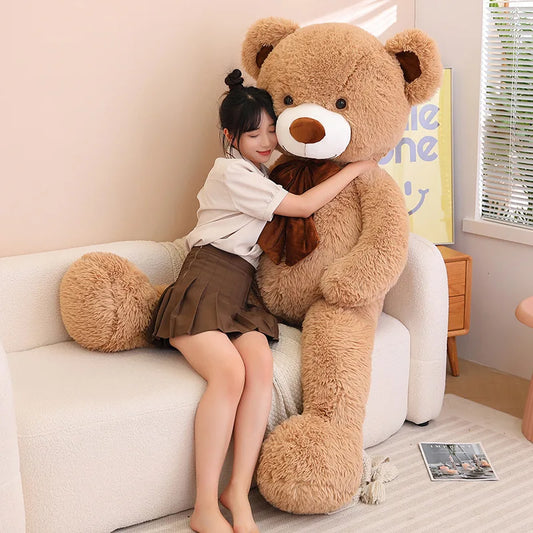 1,2m Huge Teddy Bear Plush Toys Giant Whole Hug Stuffed Animal Birthday Valentines Day Gift Soft Pillow Dolls for Girlfriend