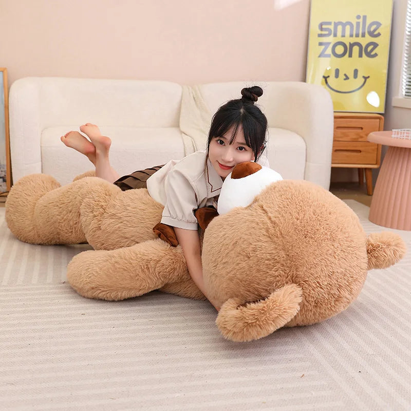 1,2m Huge Teddy Bear Plush Toys Giant Whole Hug Stuffed Animal Birthday Valentines Day Gift Soft Pillow Dolls for Girlfriend