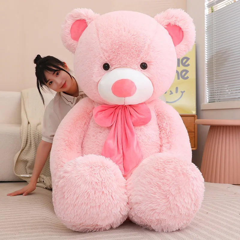 1,2m Huge Teddy Bear Plush Toys Giant Whole Hug Stuffed Animal Birthday Valentines Day Gift Soft Pillow Dolls for Girlfriend