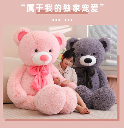 1,2m Huge Teddy Bear Plush Toys Giant Whole Hug Stuffed Animal Birthday Valentines Day Gift Soft Pillow Dolls for Girlfriend