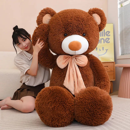 1,2m Huge Teddy Bear Plush Toys Giant Whole Hug Stuffed Animal Birthday Valentines Day Gift Soft Pillow Dolls for Girlfriend